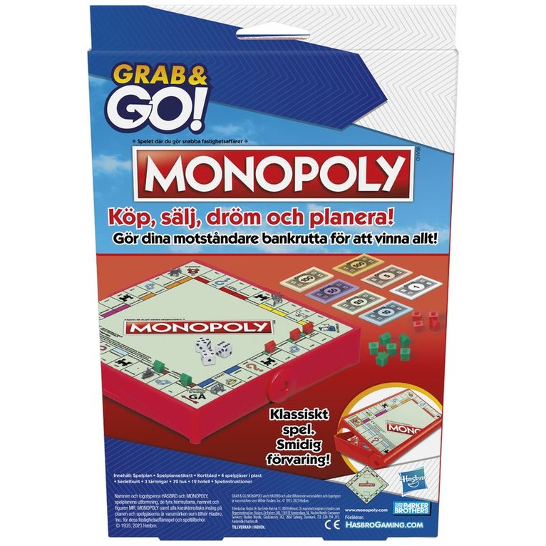 Grab & Go Monopoly (SE/FI), Övrigt