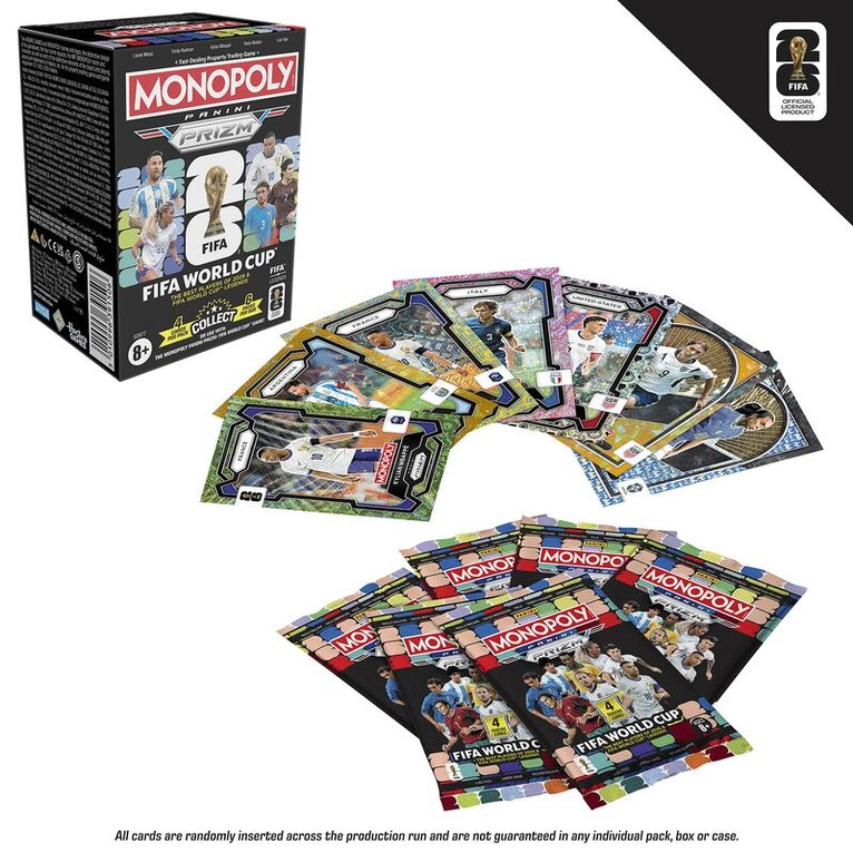 Samlarkort Monopoly Fifa Legends Booster Pack, Övrigt