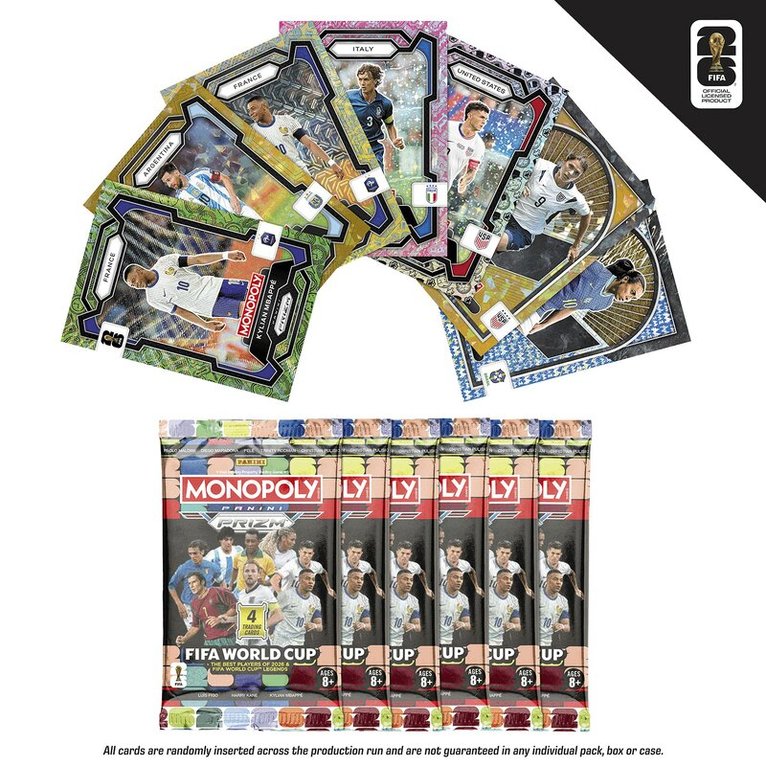Samlarkort Monopoly Fifa Legends Booster Pack, Övrigt