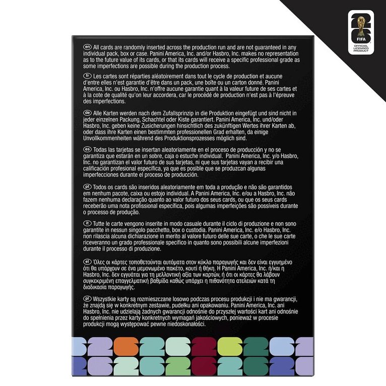 Samlarkort Monopoly Fifa Legends Booster Pack, Övrigt