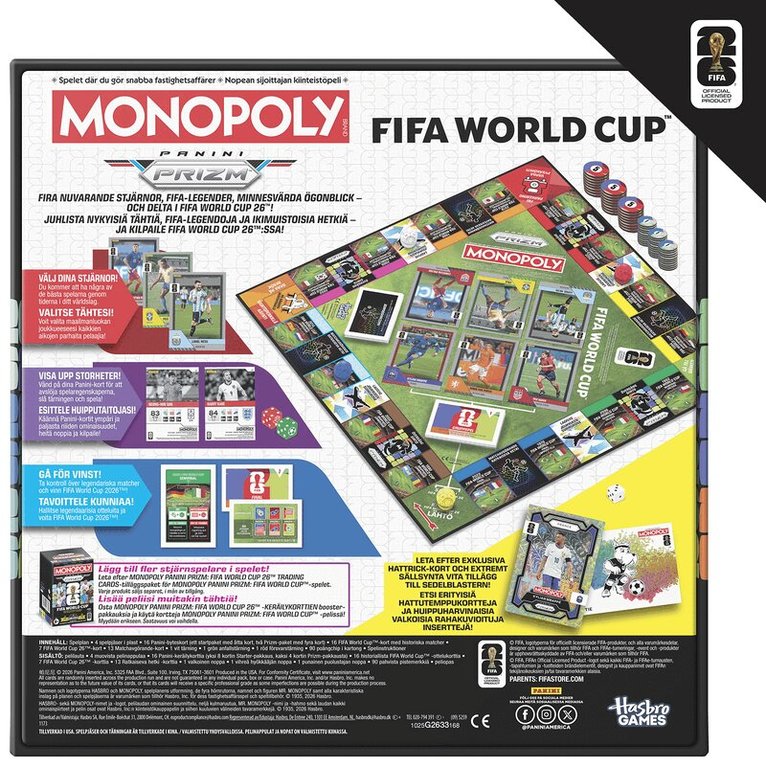 Monopoly FIFA Edition Core Game, Övrigt