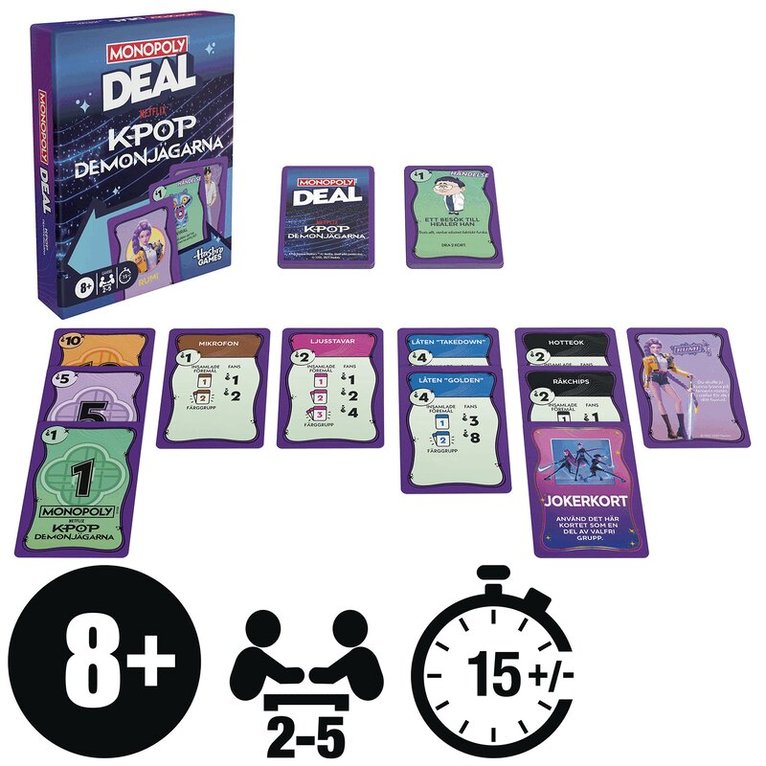 Monopoly Deal Kpop Demon Hunters, Övrigt