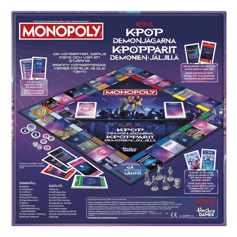 Monopoly KPop Demon Hunters, Övrigt