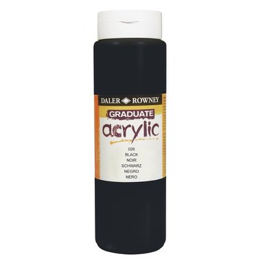 Akrylfärg Graduate 500ml svart, Övrigt