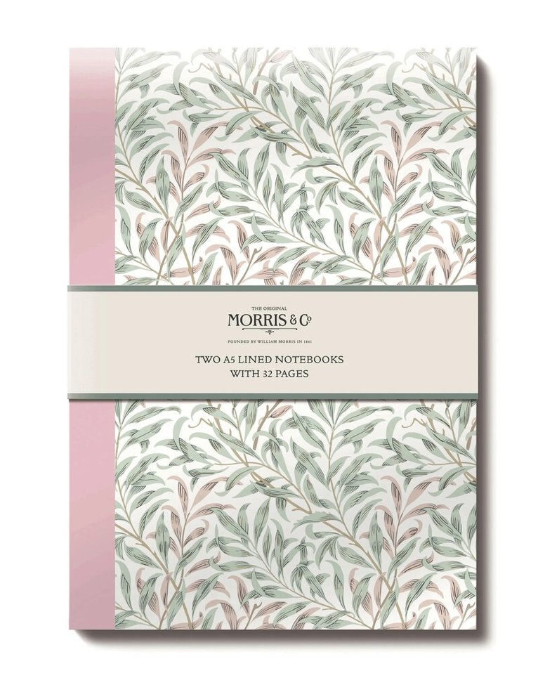 Skrivhäfte A5 linjerad 2-pack - William Morris, Övrigt. Tillgänglighet: Tillfälligt slut