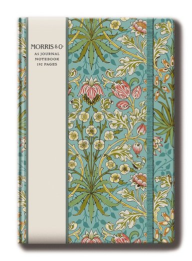 Anteckningsbok A5 linjerad - Morris & Co : Golden Lily Green, Övrigt
