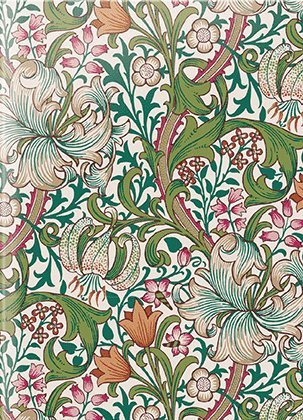 Skrivhäfte A6 3-pack - Morris & Co : Strawberry Thief Blush, Övrigt
