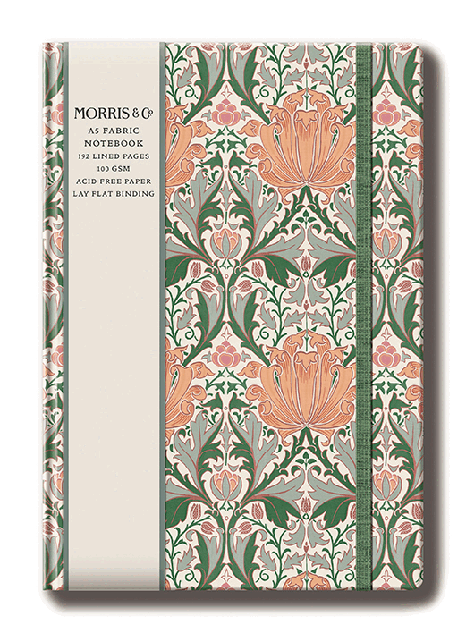 Anteckningsbok A5 linj - William Morris: Golden Lily Apricot, Övrigt
