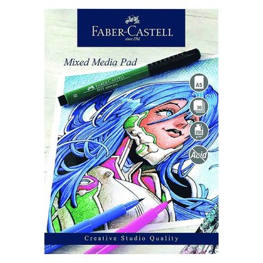 Ritblock A5 250g Mixed Media Faber-Castell, Övrigt