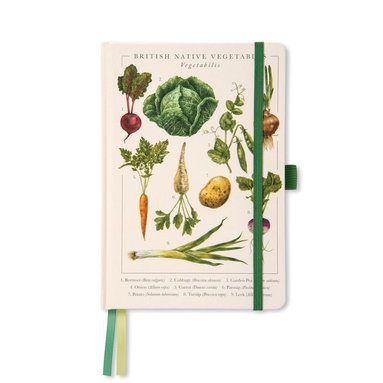 Anteckningsbok A5 linjerad - Garden Vegetables, Övrigt