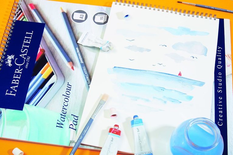 Akvarellblock A4 190g Faber-Castell Creative Studio, Övrigt