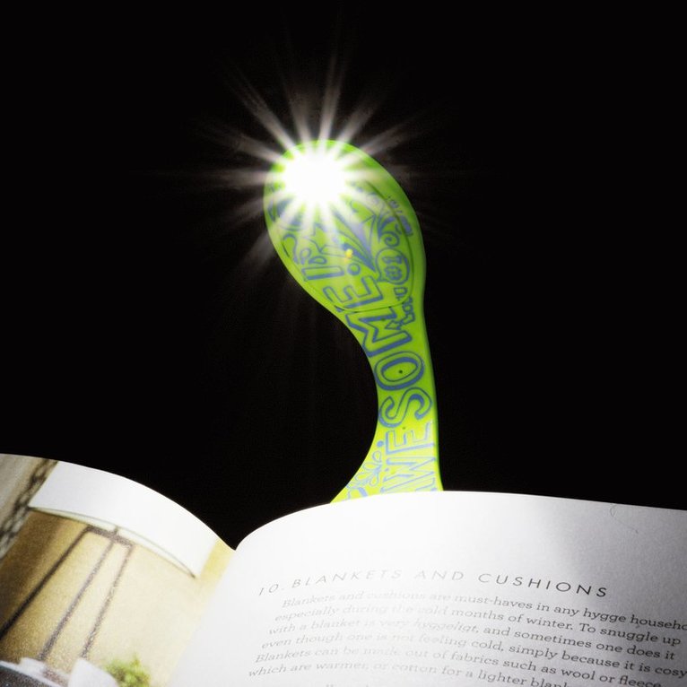 Läslampa Flexilight inspiration grön, Övrigt