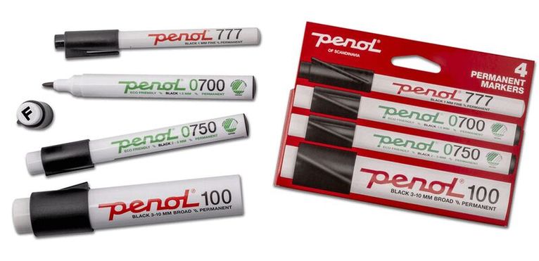 Märkpenna Penol 777, 0700, 0750, 100 svart, Övrigt. Tillgänglighet: Lägg i varukorg