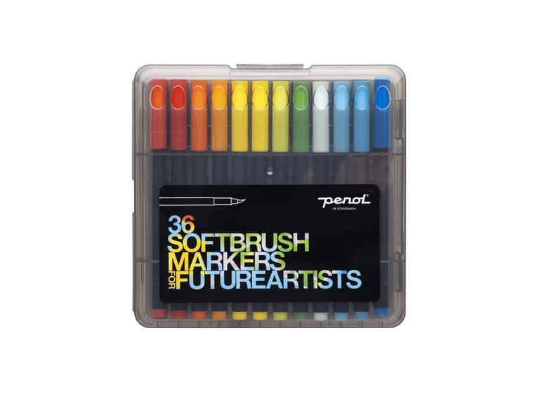 Märkpenna Soft brush markers 36 färger, Övrigt. Tillgänglighet: Lägg i varukorg