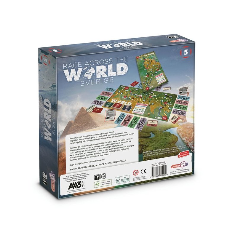 Race across the world Sverige, Övrigt