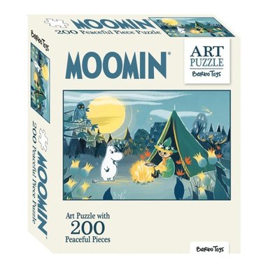Pussel 200 bitar Mumin Art Puzzle blå, Övrigt