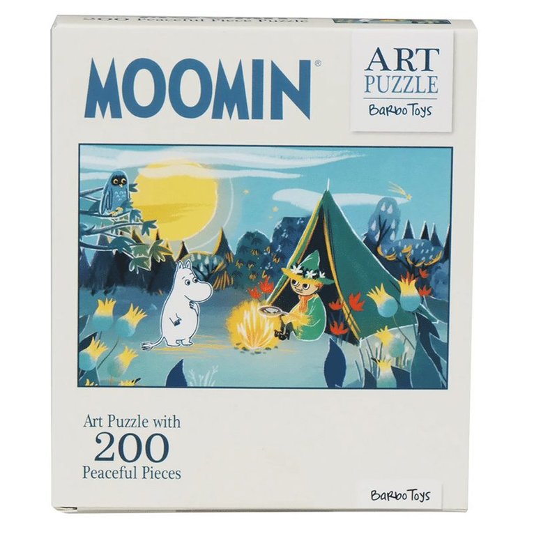 Pussel 200 bitar Mumin Art Puzzle blå, Övrigt