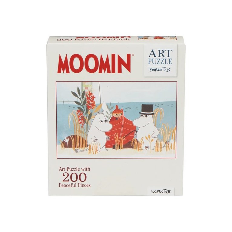 Pussel 200 bitar Mumin Art Puzzle röd, Övrigt