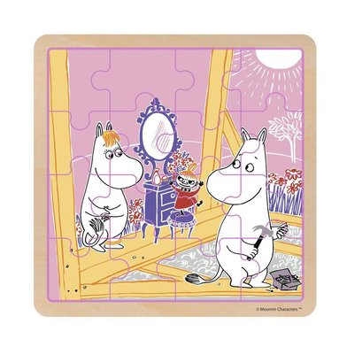 Träpussel 16 bitar Moomin Construction Fun, Övrigt