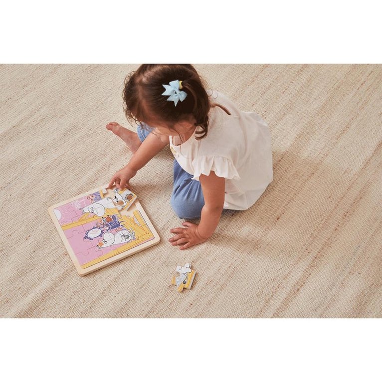 Träpussel 16 bitar Moomin Construction Fun, Övrigt