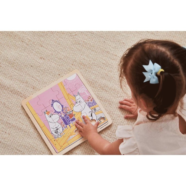 Träpussel 16 bitar Moomin Construction Fun, Övrigt