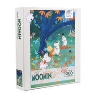 Pussel 1000 bitar Art Puzzle Moomin Play in the Forest