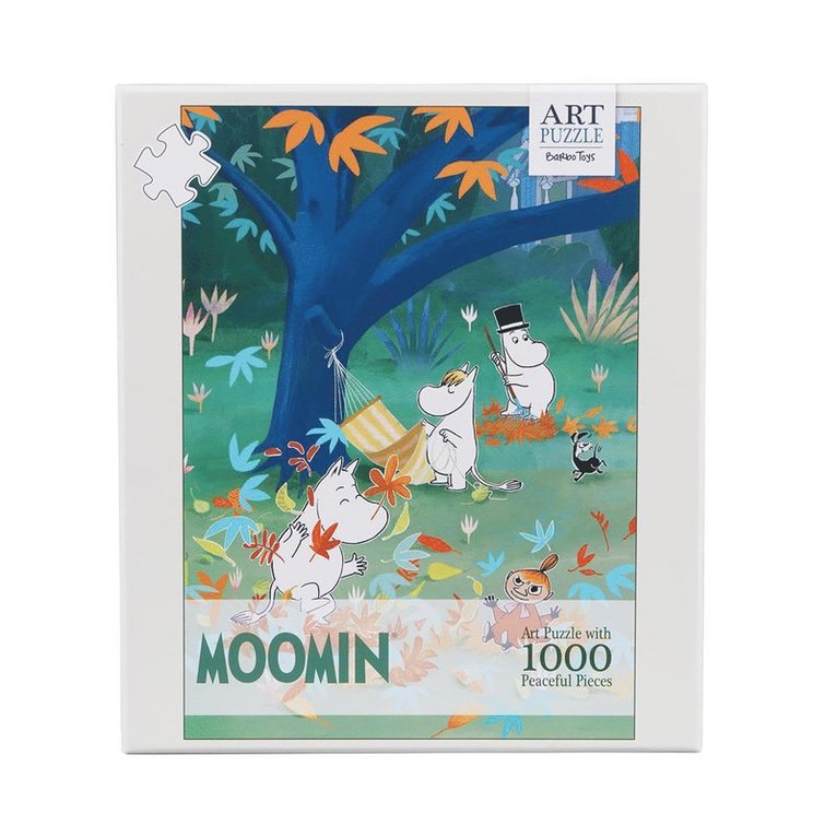 Pussel 1000 bitar Art Puzzle Moomin Play in the Forest, Övrigt