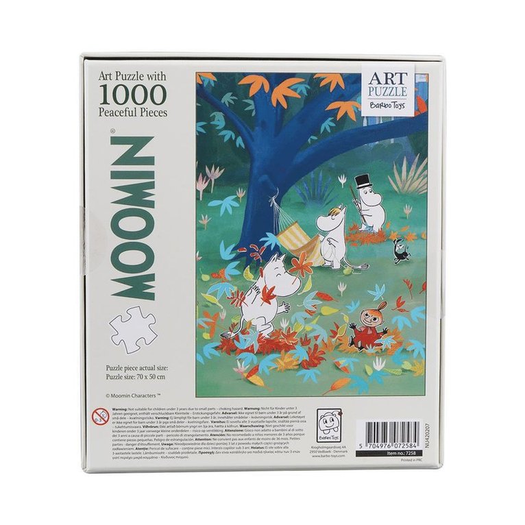 Pussel 1000 bitar Art Puzzle Moomin Play in the Forest, Övrigt