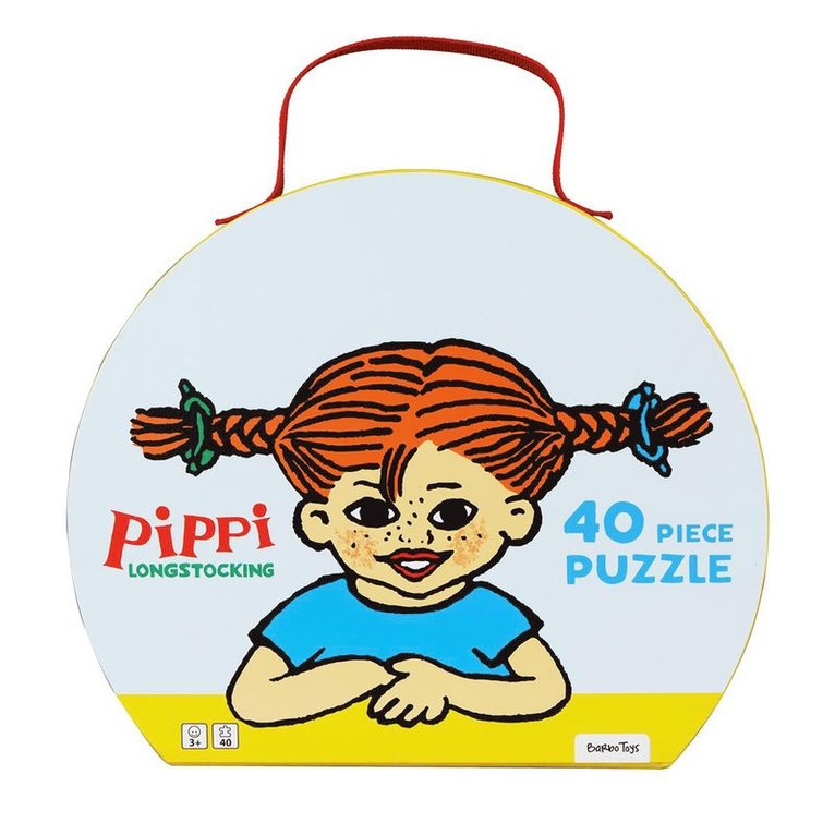 Pussel 40 bitar Pippi väska, Övrigt