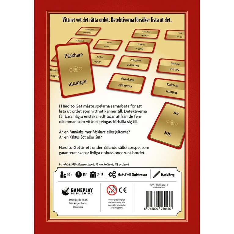 Hard to get (SE), Övrigt