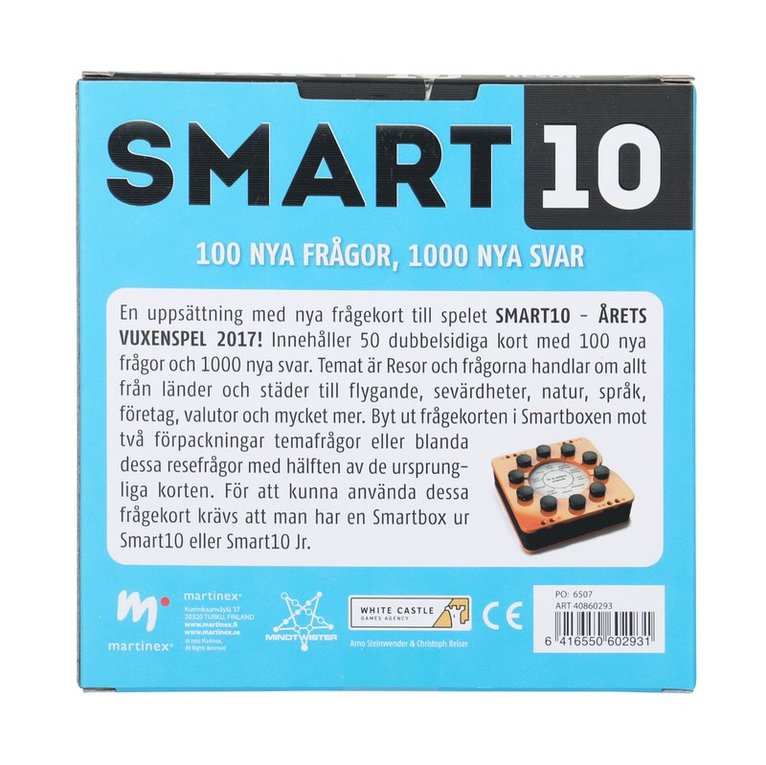 Smart10 frågekort Resor, Övrigt