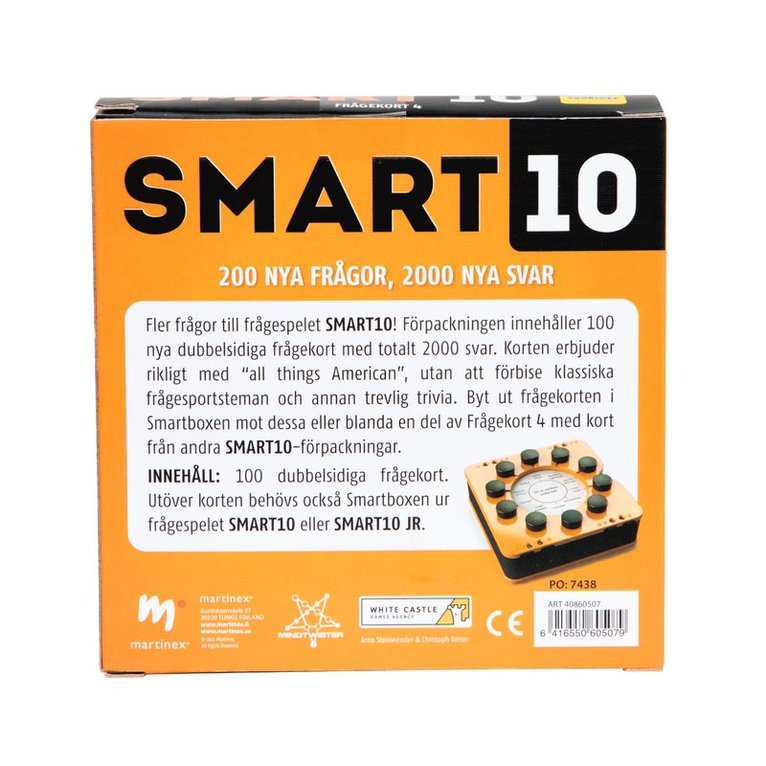Smart10 frågekort 4, Övrigt