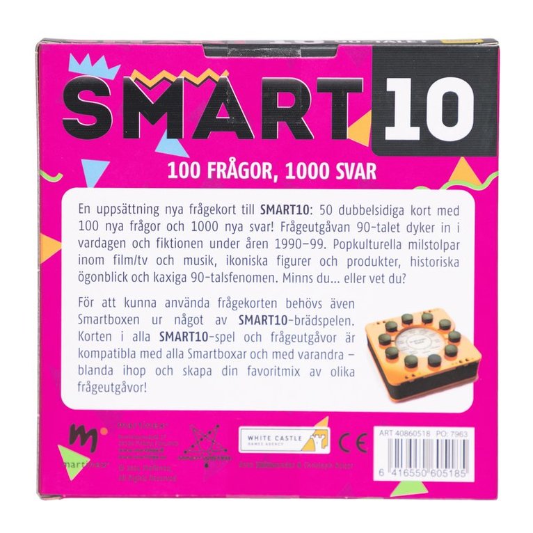 Smart10 frågekort 90-talet, Övrigt