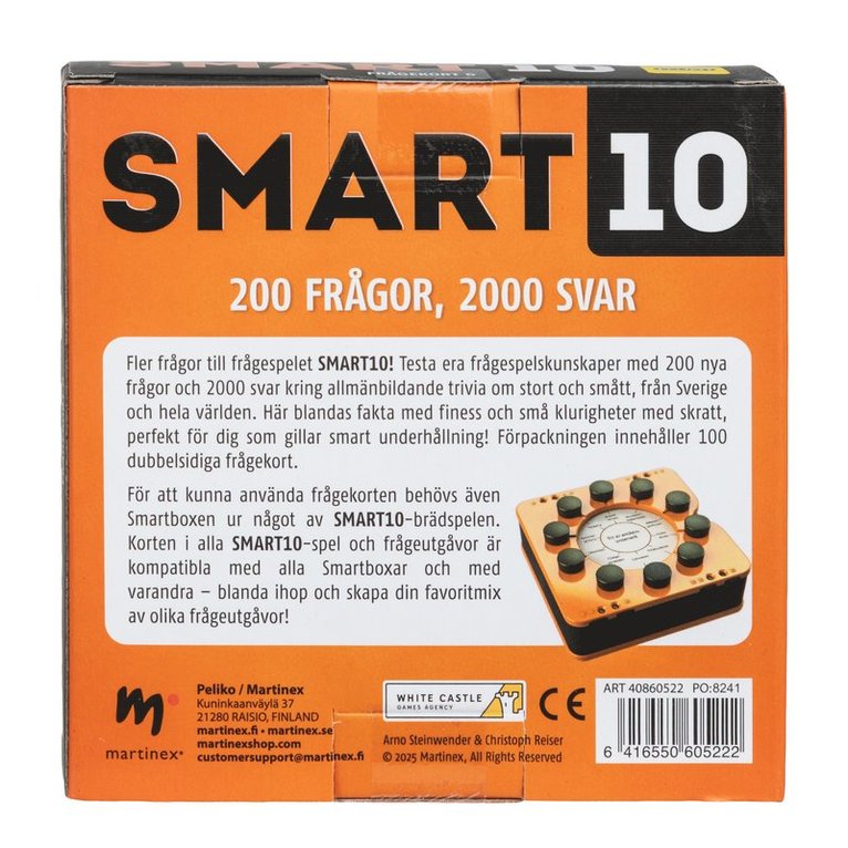 Smart10 frågekort 6, Övrigt