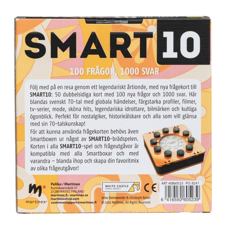 Smart10 frågekort 70-talet, Övrigt