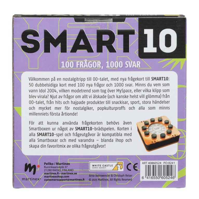 Smart10 frågekort  00-talet, Övrigt