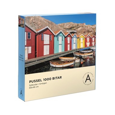 Pussel 1000 bitar Sjöbodar i Smögen
