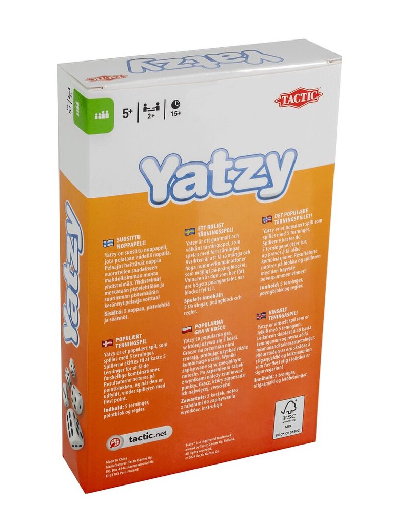 Yatzy, Övrigt