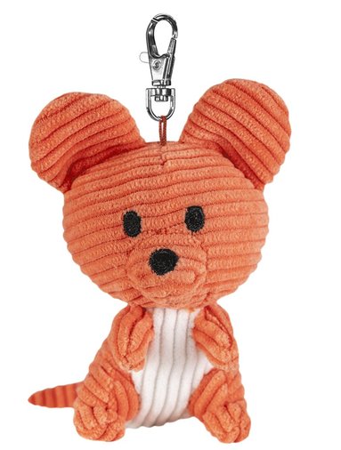 Gosedjur mus Piip velvet 8,5cm med clip