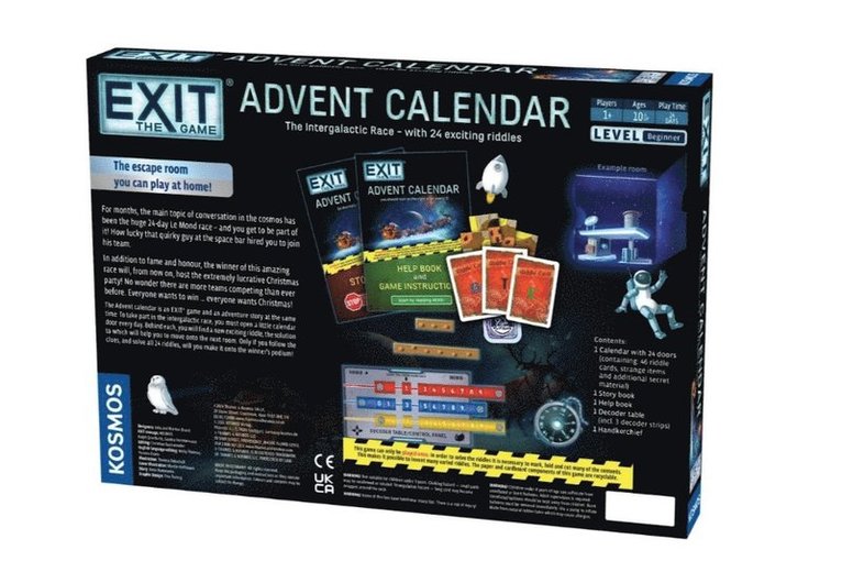 EXIT Adventskalender: Det Intergalaktiska Rymdloppet (SE), Övrigt