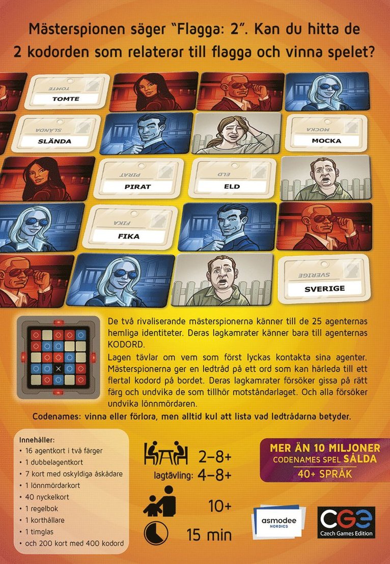 Codenames (SE), Övrigt