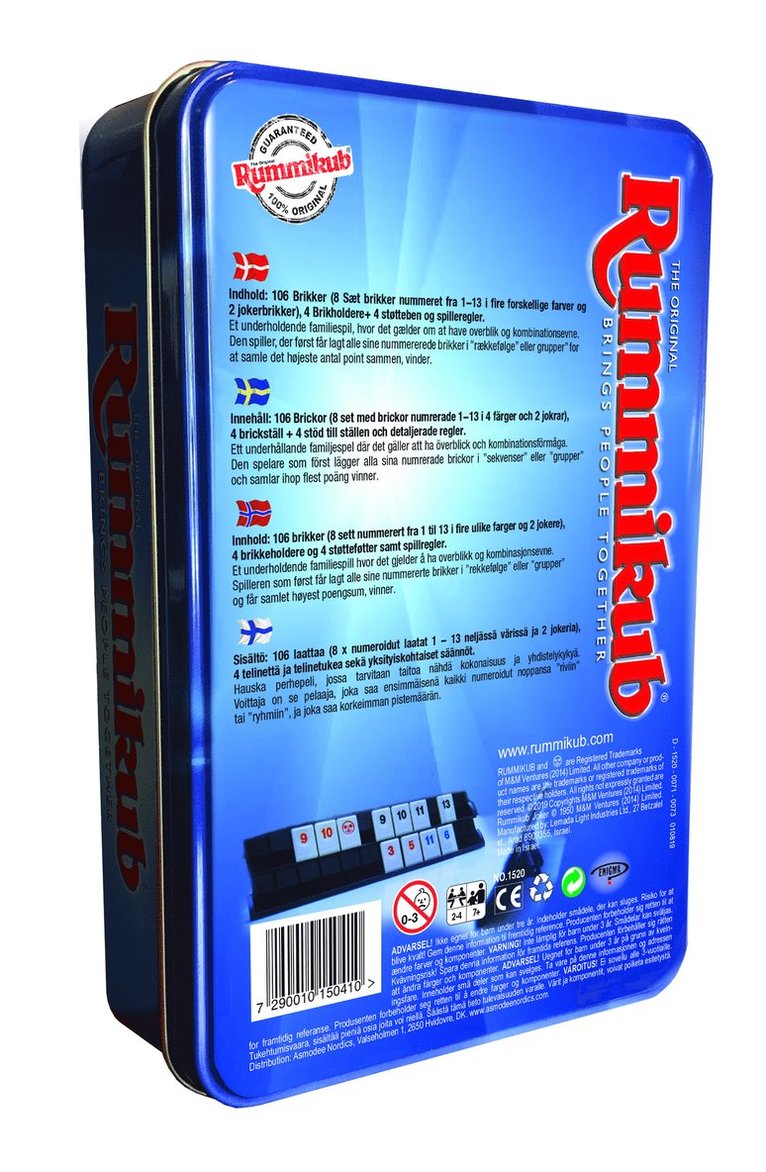 Rummikub Travel, Övrigt