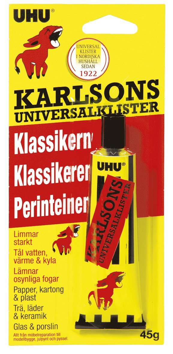 Lim Karlsons klister 45g, Övrigt