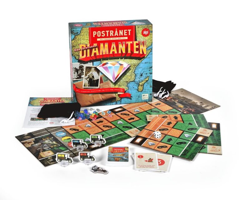 Den försvunna diamanten Postrånet, Övrigt