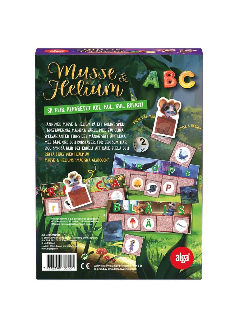 Musse & Helium : ABC, Övrigt