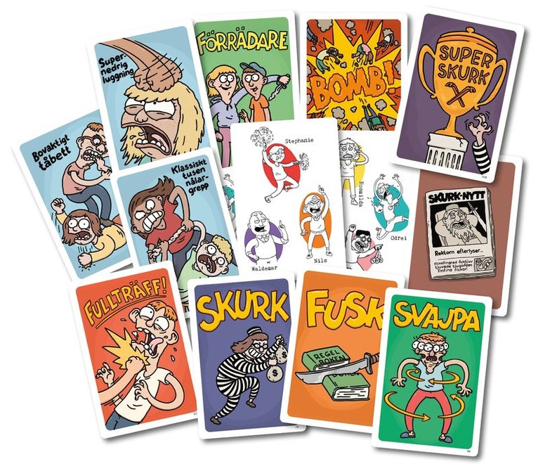 Kortspel Skurkarnas Skurk, Övrigt
