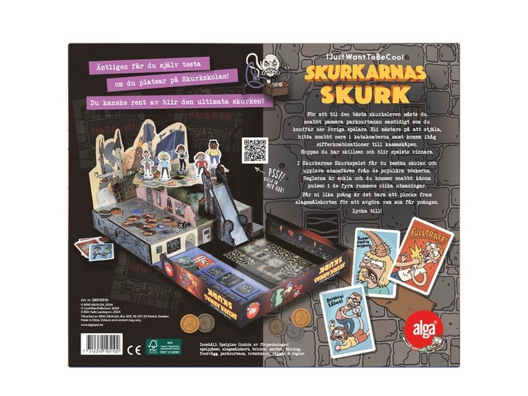 Skurkarnas Skurk brädspel, Övrigt