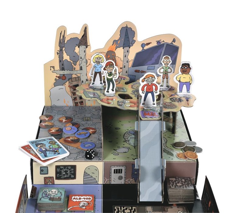 Skurkarnas Skurk brädspel, Övrigt