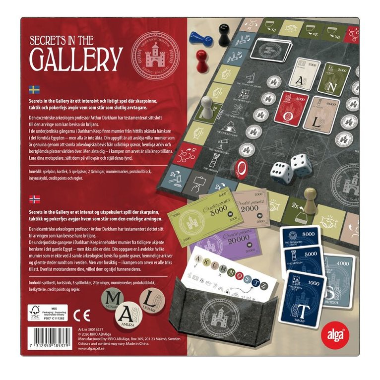 Secrets in the gallery, Övrigt
