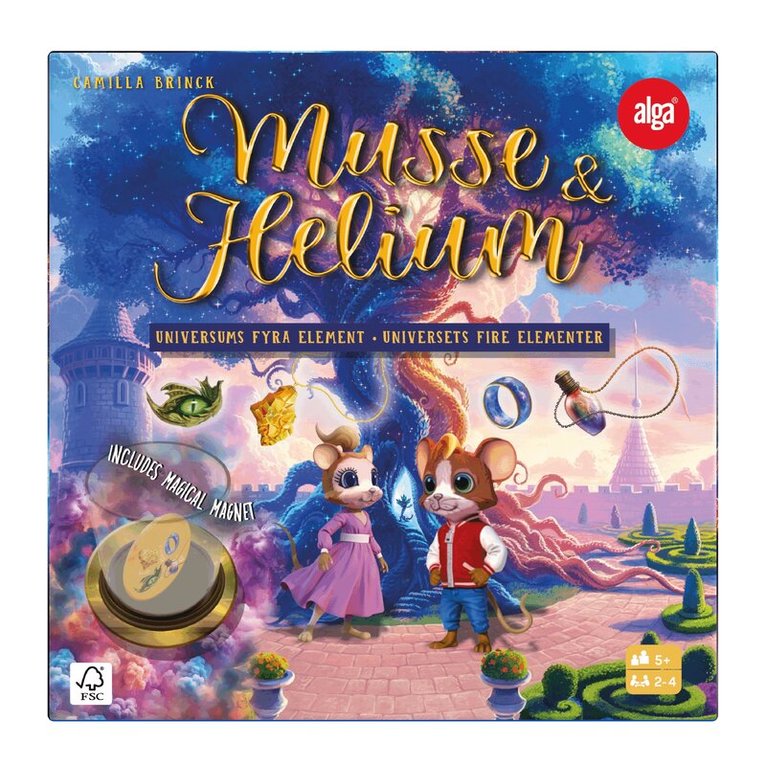 Musse & Helium Universums fyra element, Övrigt